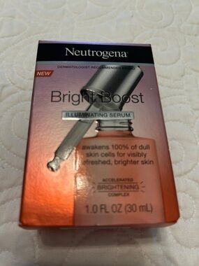 Neutrogena Bright Boost Illuminating Serum - Pink, Orange